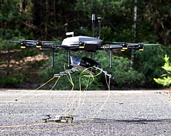 AUDROS-Drohne mit Fang
