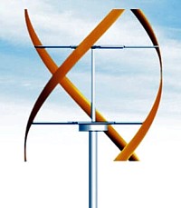 Aerospiral Windkraftanlage Grafik