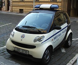 Smart der Prager Polizei 