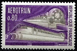 Aérotrain Briefmarke