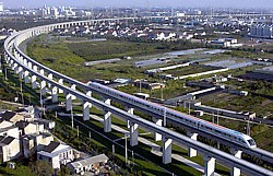 Transrapid-Strecke in Shanghai