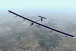 Solarflugzeug Solarimpulse Grafik