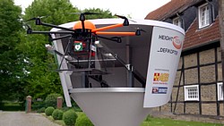 Defikopter-Garage