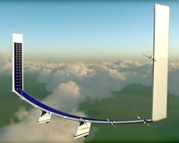Solarflugzeug von Boeing Grafik