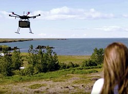 AHA-Drohne in Island