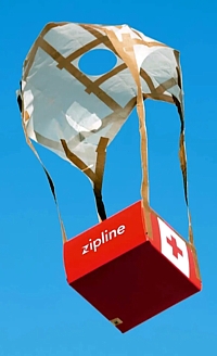 Zipline-Fallschirm