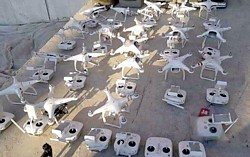 Entdeckte IS-Drohnen