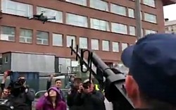 Drohnenfang der Moskauer Polizei