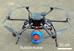 Seifenblasen-Drohne