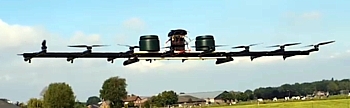 6-m-Drohne der Drone4Agro