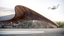 Vertiport in Dubai Grafik