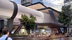 Hyperloop-Hotel Grafik