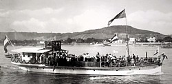 Rheinfähre 1908 Eröffnungsfahrt