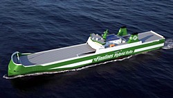 RoRo-Fähre der Finnlines Grafik