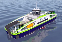 Fähre der Ferguson Marine Grafik
