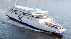 Fähre der P&O Ferries Grafik