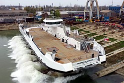 Wasserung der Amherst Islander II