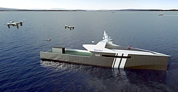 Elektrisches Patrouillenboot Grafik