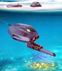 Dory Explore mit Metalldetektor