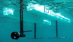 Tragflächen des Overboat