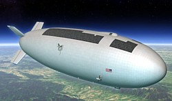 Luftschiff-Design des NASA-Wettbewerbs Grafik