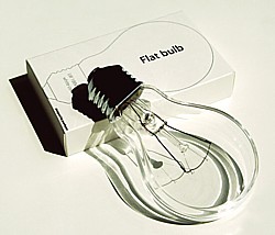Flache Glühlampe Flat Bulb