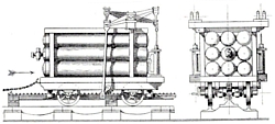 Druckluftlokomotive von von Baader Grafik