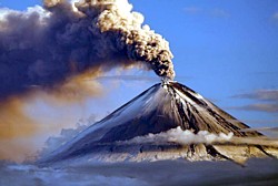 Vulkan auf Kamchatka