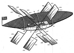 Merritt-Luftschiff Grafik