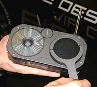 Handkurbelradio im Porsche-Design