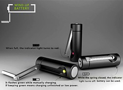 Kurbel-Batterielader wind-up-battery