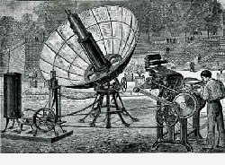Solarbetriebe Druckmaschine von 1878