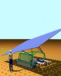 Solar-Traktor Grafik