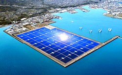 Kyocera-Kagoshima Mega-Solarkraftwerk Grafik