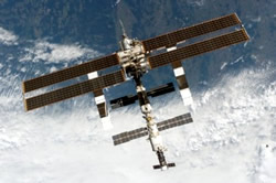 Raumstation ISS im Ausbaustand von 2006 