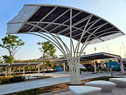 Solarbaum in Masdar City