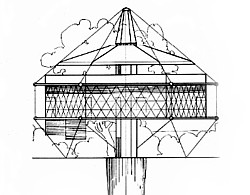 Dymaxion Haus Grafik
