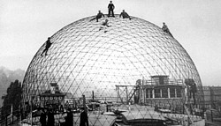 Zeiss-Planetarium Jena im Bau 1923