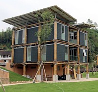 Energy Efficient Bamboo House