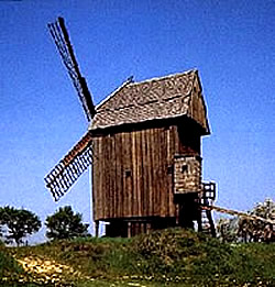 Europäische Bockwindmühle