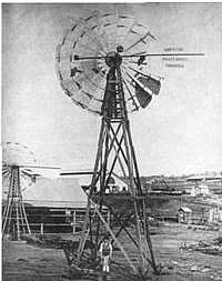 Australisches Windrad von 1875 