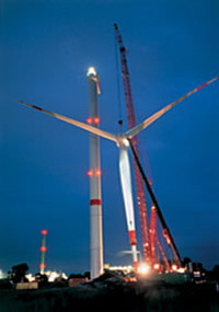 REpower 5 M Windkraftwerk im Bau