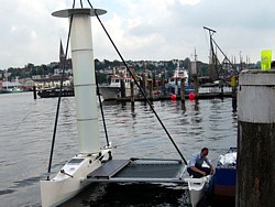 Flettner-Testboot Uni-Kat