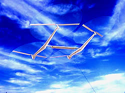 Fliegende Windräder Grafik