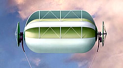 Energieballon Magenn Air Rotor System Grafik
