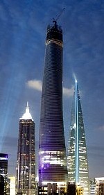 Shanghai Tower im Bau
